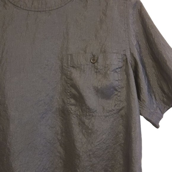 Joan Harper Women's VTG Short Sleeve Pullover Blouse Black Size 12 - Picture 2 of 7